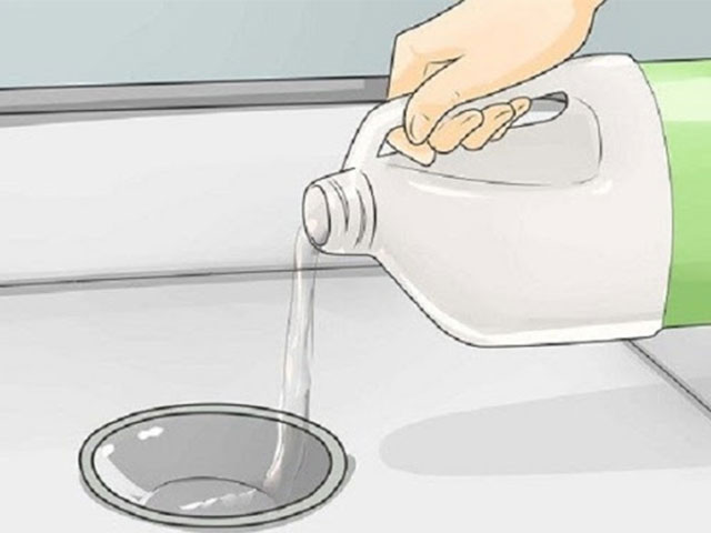 Xử l&yacute; nước cống chảy ngược v&agrave;o nh&agrave; bằng dung dịch