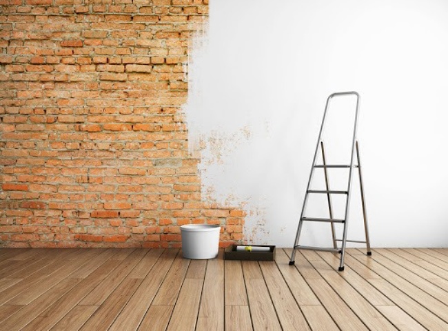 Sử dụng chất chống thấm cho tường nh&agrave; mới x&acirc;y