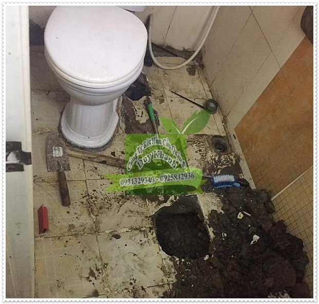 Chống thấm nh&agrave; vệ sinh bằng m&agrave;ng bitum kh&ograve; n&oacute;ng