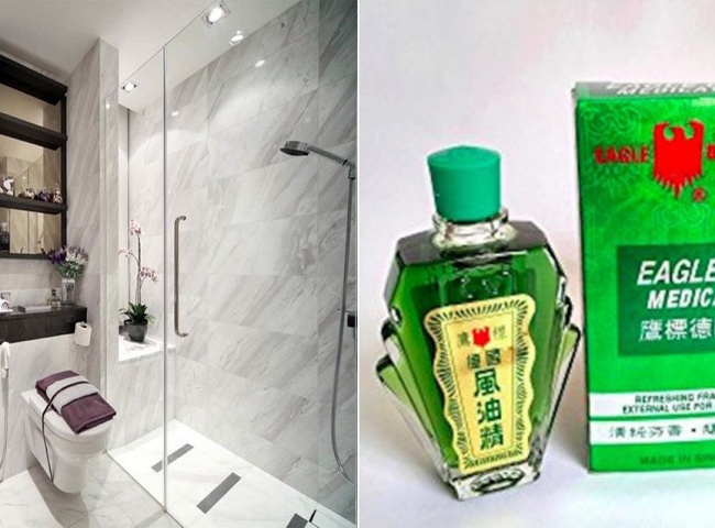 Khắc phục bồn cầu bốc m&ugrave;i bằng dầu gi&oacute;